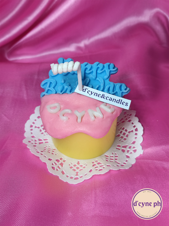 Birthday Bash Mini Cake Candle