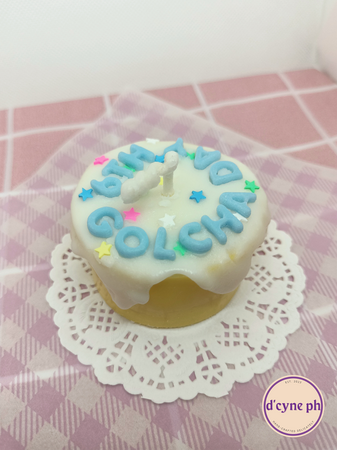Dedication Mini Cake Candle