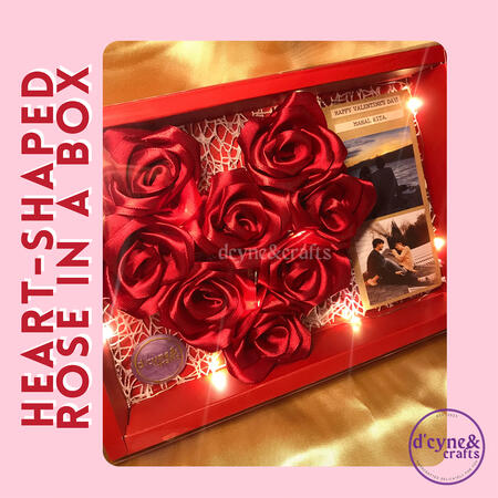 Heart Rose in a Box