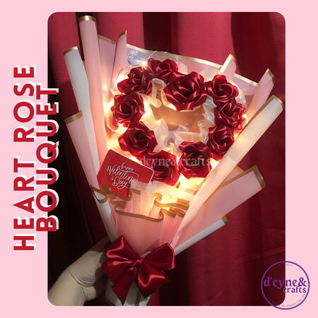 Heart Rose Bouquet